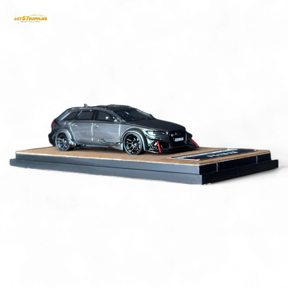 Qidian Model Audi RS6 Avant (C7) Gungrey 1:64