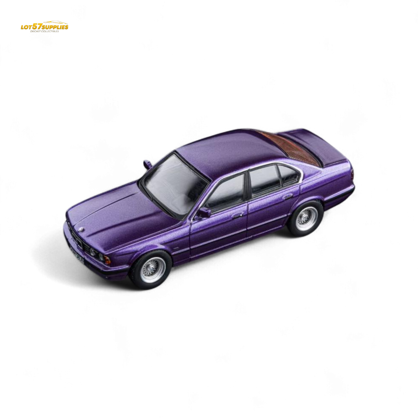 DCM BMW E34 5-Series Sedan Daytona Roland Purple 1:64