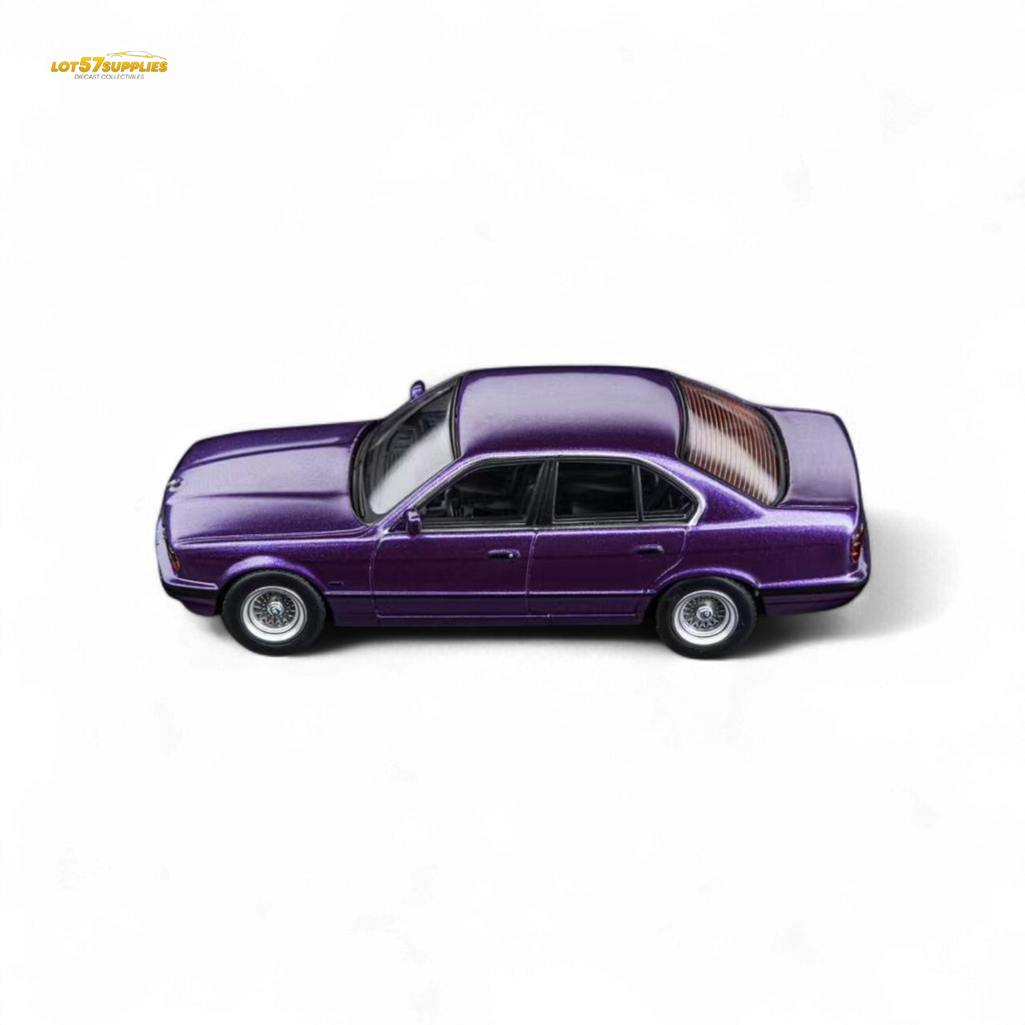 DCM BMW E34 5-Series Sedan Daytona Roland Purple 1:64