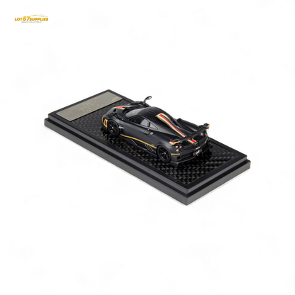 LCD Pagani Imola Matte Black Carbon 1:64