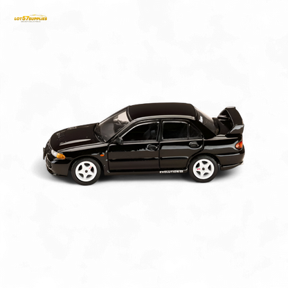 Hobby Japan Mitsubishi Lancer Evo III Black 1:64