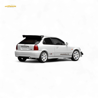 MOTORHELIX Honda Civic Type R EK9 J's Racing Livery White 1:64