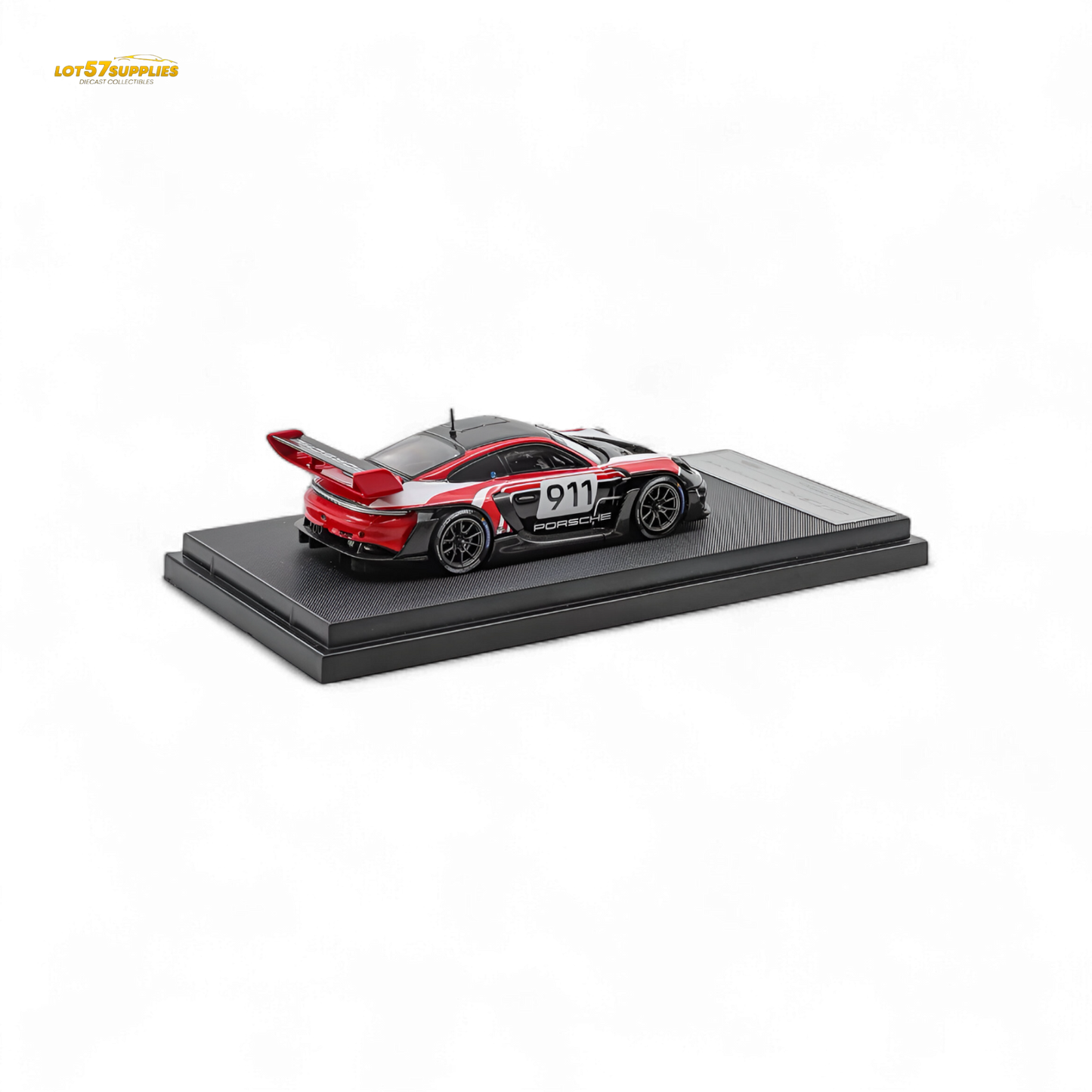 HKM Porsche 911 GT3 R Rennsport Red-White 1:64