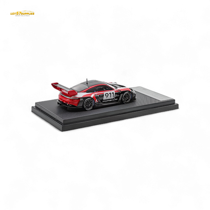 HKM Porsche 911 GT3 R Rennsport Red-White 1:64