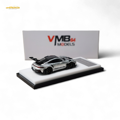 VMB Porsche 992 GT3 RS GT Silver 1:64