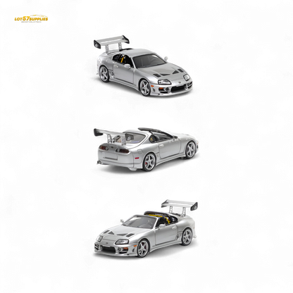 Fast Speed Supra Targa - Silver 1:64