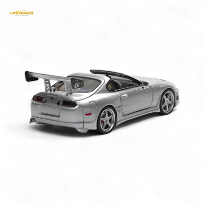 Fast Speed Supra Targa - Silver 1:64