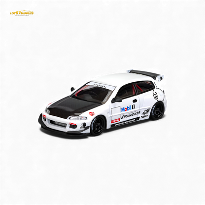 ET Model Honda Civic EG6 Mobil 1 Livery 1:64