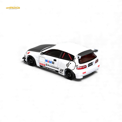 ET Model Honda Civic EG6 Mobil 1 Livery 1:64