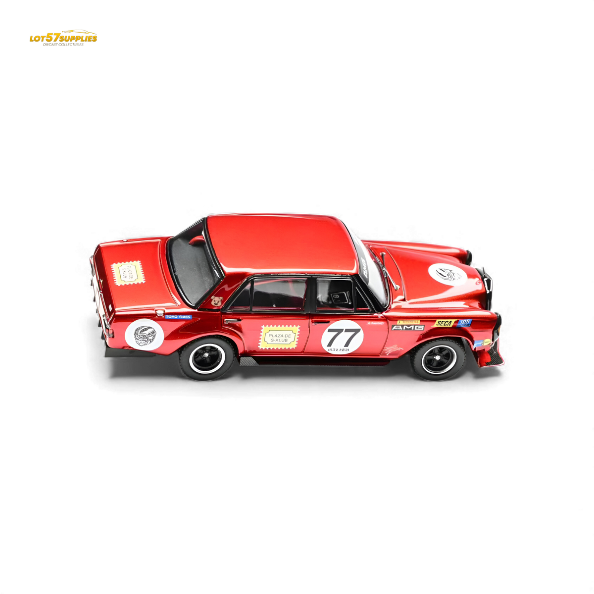 (Pre-Order) Glory Model Mercedes-Benz W205 C63 Red Pig Tribute 1:64