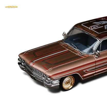 MK Miniatures Cadillac Diwei Metallic Red Copper 1:64