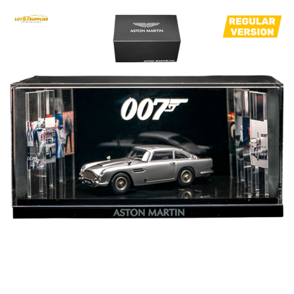 (Pre-Order) Aston Martin DB5 High Gloss Silver 1:64