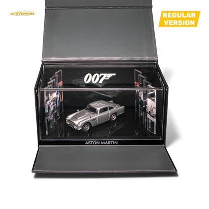 (Pre-Order) Aston Martin DB5 High Gloss Silver 1:64