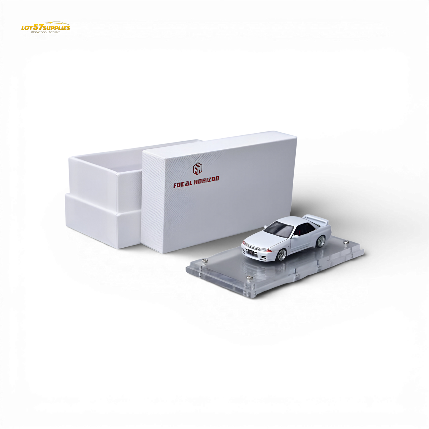 Focal Horizon Nissan Skyline GT-R R32 Nismo S-Tune White 1:64