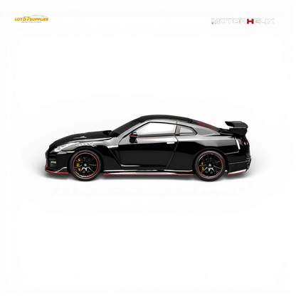 MOTORHELIX Nissan GT-R NISMO R35 2022 - Meteor Black 1:64