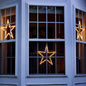 Foldable Stars - Cool White (3 Stars Included) - 120 Total LED Lights - 8 Lighting Modes - 18" Tall