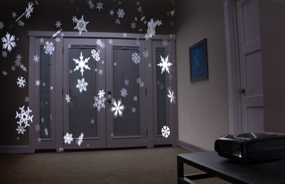 Winter Wonderland Digital Decorations DVD for Winter and Christmas Holiday Projection Decorating