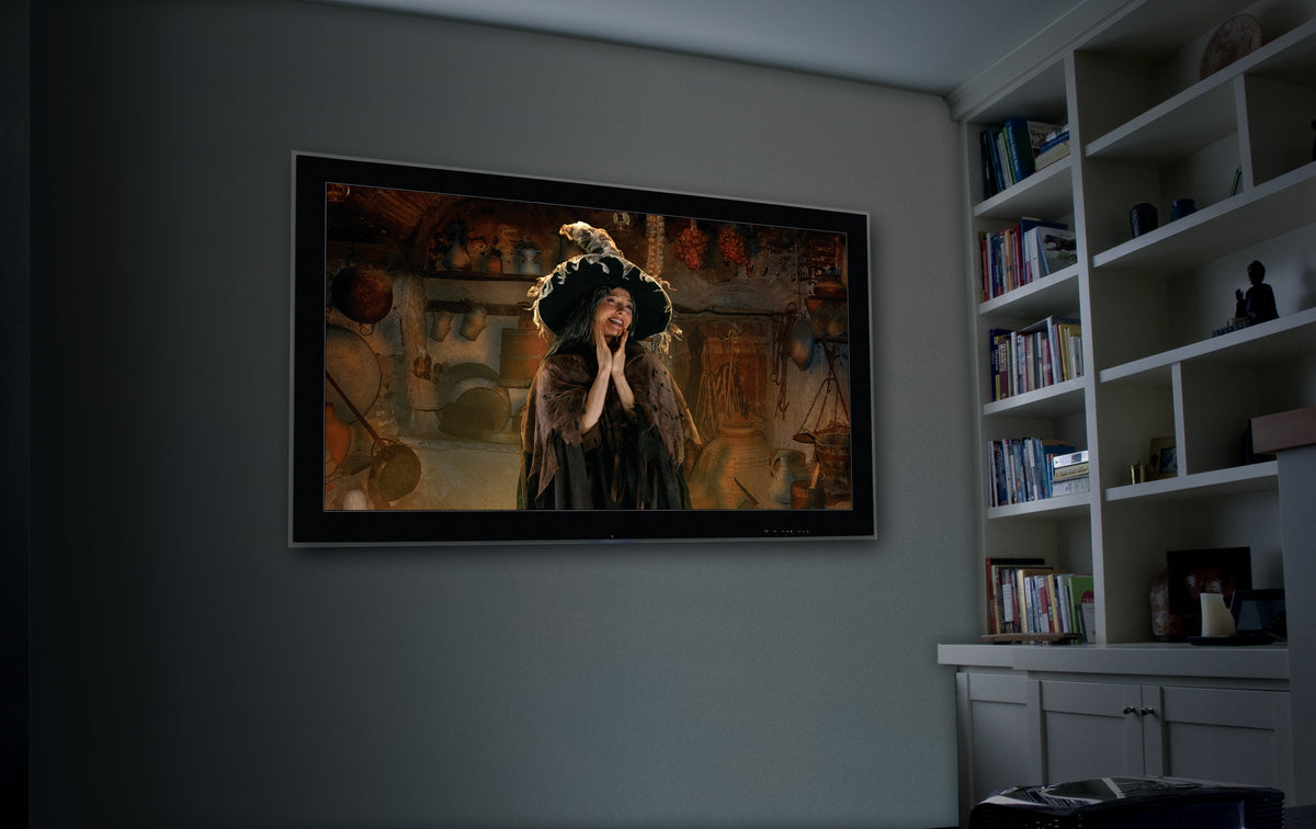 AtmosFX Halloween Digital Decoration USB - Witching Hour + 48" x 72" Projection Screen