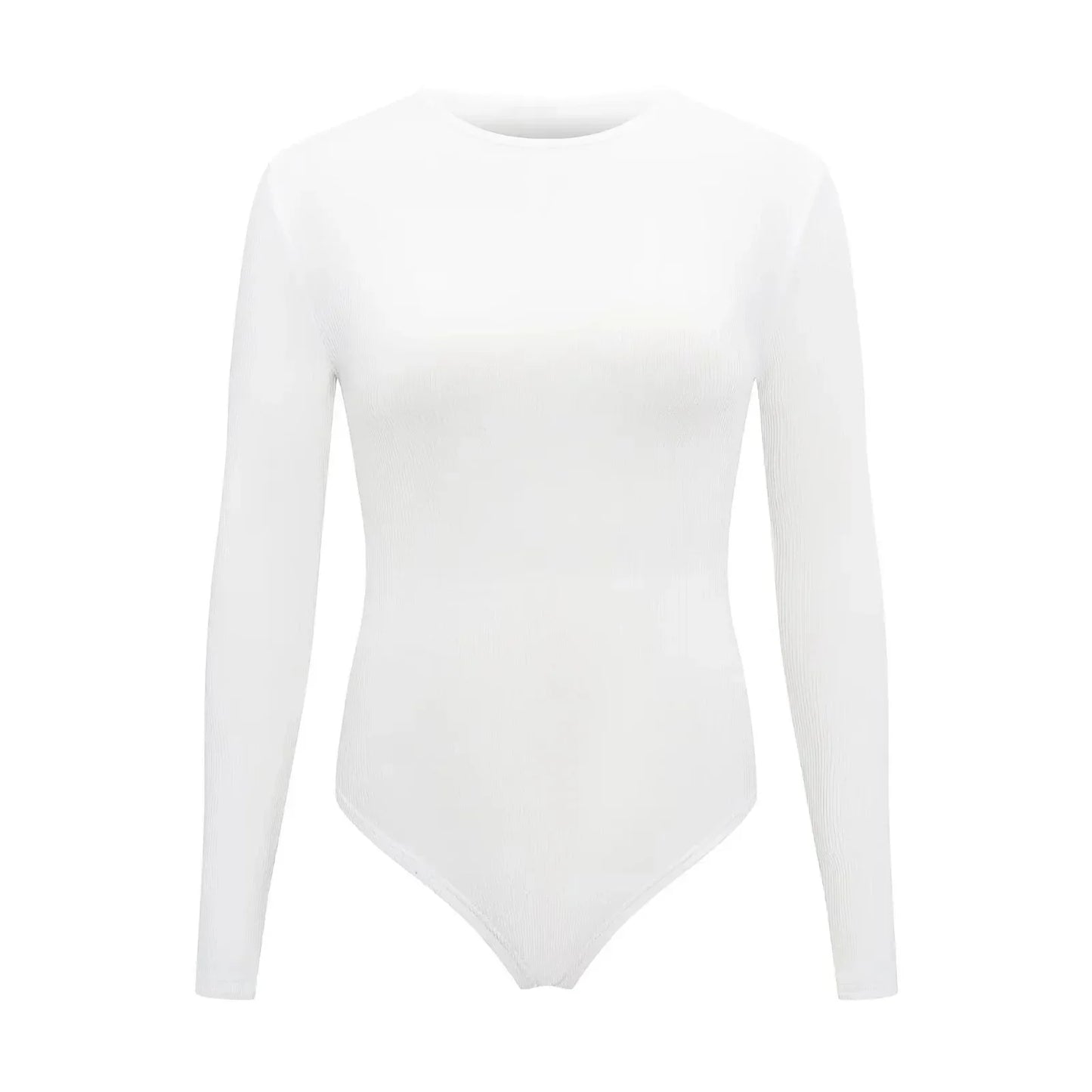 Women Long Sleeve O neck Tight Skinny Bodysuit