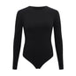 Women Long Sleeve O neck Tight Skinny Bodysuit