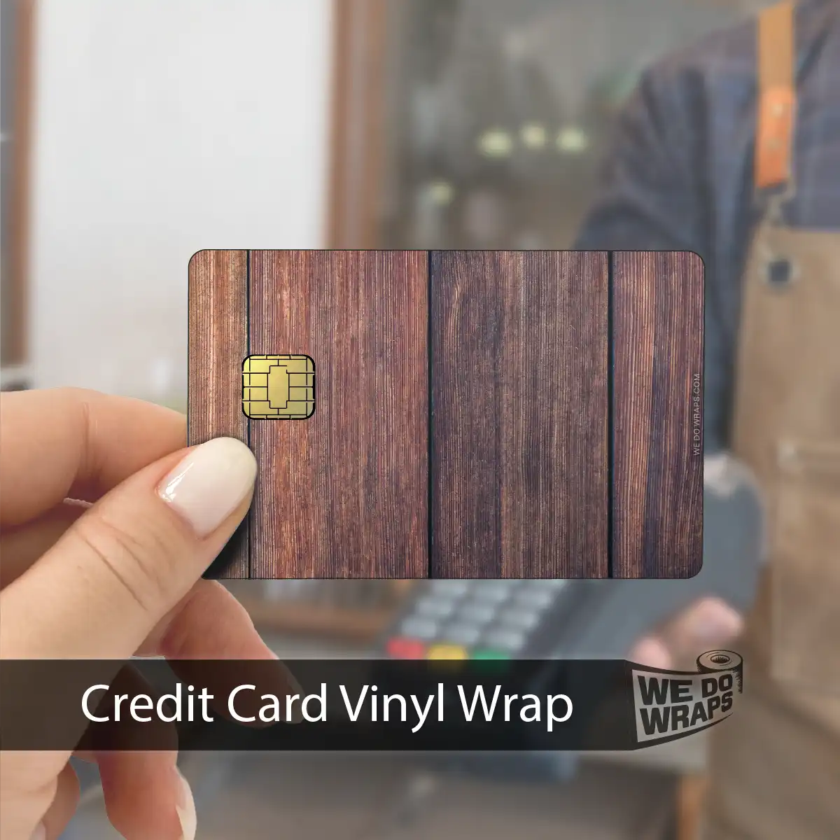 Wood Paneling | NFC Key Card Wrap