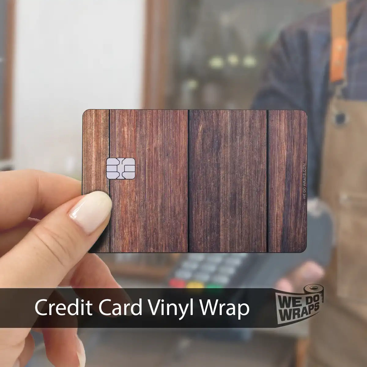 Wood Paneling | NFC Key Card Wrap