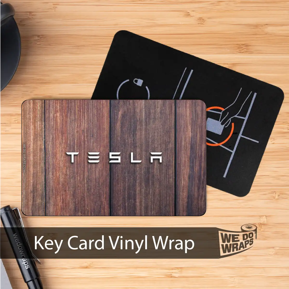 Wood Paneling | NFC Key Card Wrap