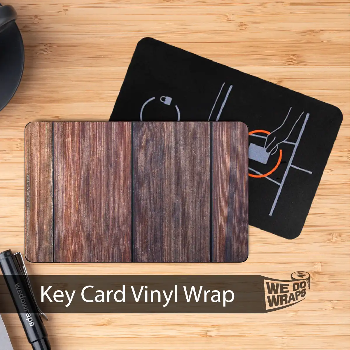 Wood Paneling | NFC Key Card Wrap