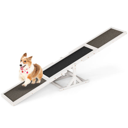Wooden Dog Agility Seesaw Dog Outdoor Run Game Toy for Obstacle Courses