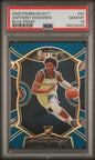 Graded 2020-21 Panini Select Anthony Edwards #61 Blue Prizm Rookie RC Basketball Card PSA 10 Gem Mint
