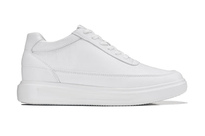 CALTO - X1647 - 2.8 Inches Taller (White) - Lightweight Sneakers