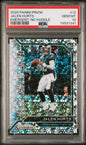 Graded 2020 Panini Prizm Jalen Hurts #12 Emergent No Huddle Rookie RC Football Card PSA 10 Gem Mint