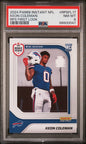 Graded 2024 Panini Instant NFL Keon Coleman #RPSFL17 RPS First Look Rookie RC Football Card PSA 8 Near Mint