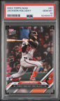 Graded 2024 Topps Now Jackson Holliday #61 Number 1 Prospect Makes MLB Debut, Collects 1st RBI Rookie RC Baseball Card PSA 10 Gem Mint