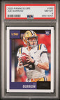 Graded 2020 Panini Score Joe Burrow #360 Rookie RC Football Card PSA 8 Near Mint