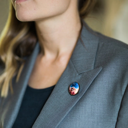 Interchangeable JWST First Images Lapel Pin