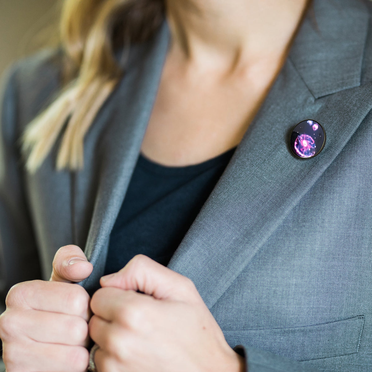 Interchangeable JWST First Images Lapel Pin