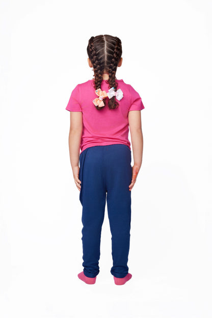 The Everday Sensory Friendly Pink Tee w Chewy Necklace-*actual chewy necklace design may vary, but color will match tee*