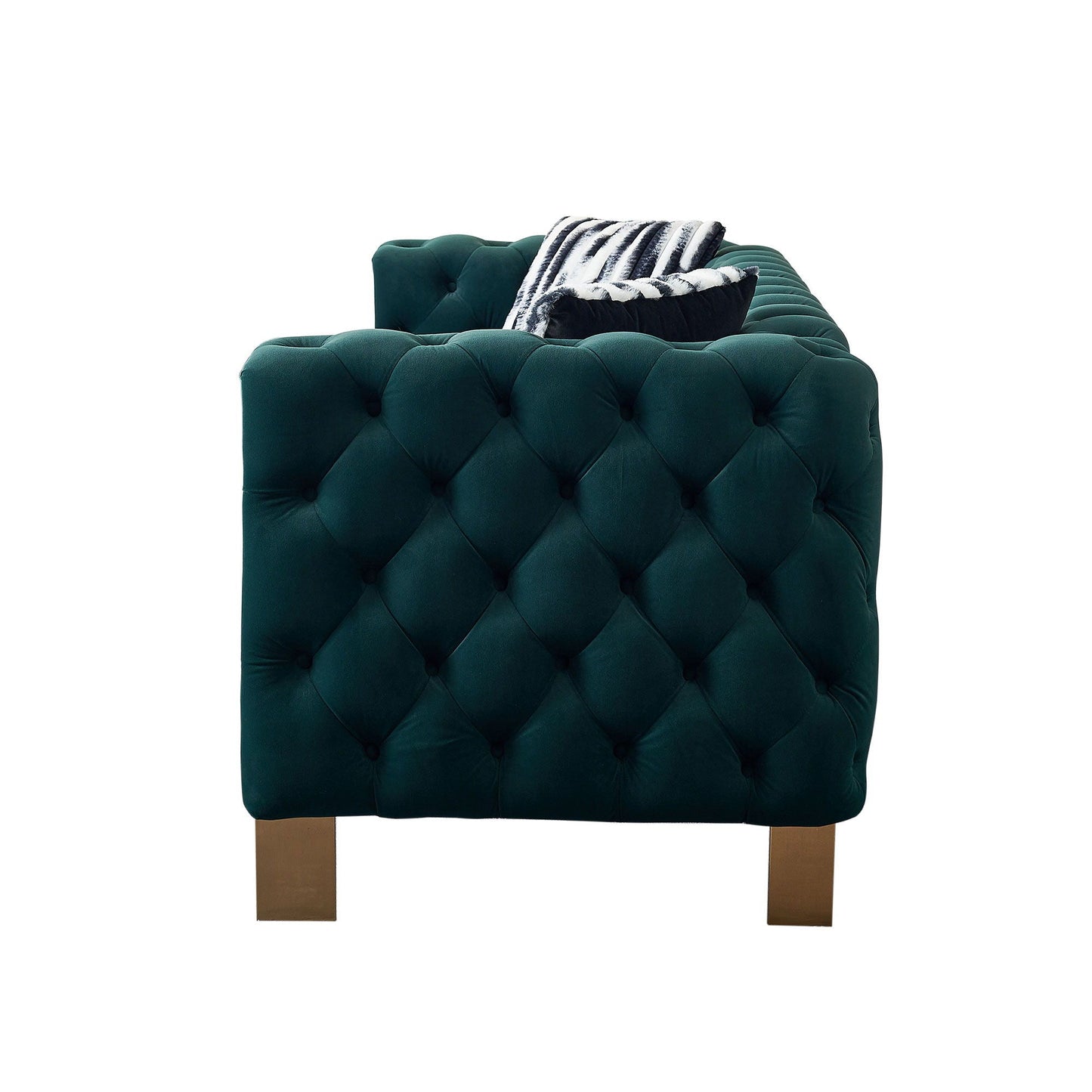 Chesterfield - Modern Tufted Living Room Sofa, 84.25''W Couch