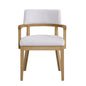 Kasem - Arm Chair (Set of 2) - Gorge Fabric & Oak