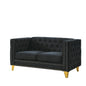 Upholstered Couch Sofa With Button Tufting For Living Room