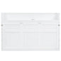 Murphy Bed With Desk, LED Light And USB Charging Station