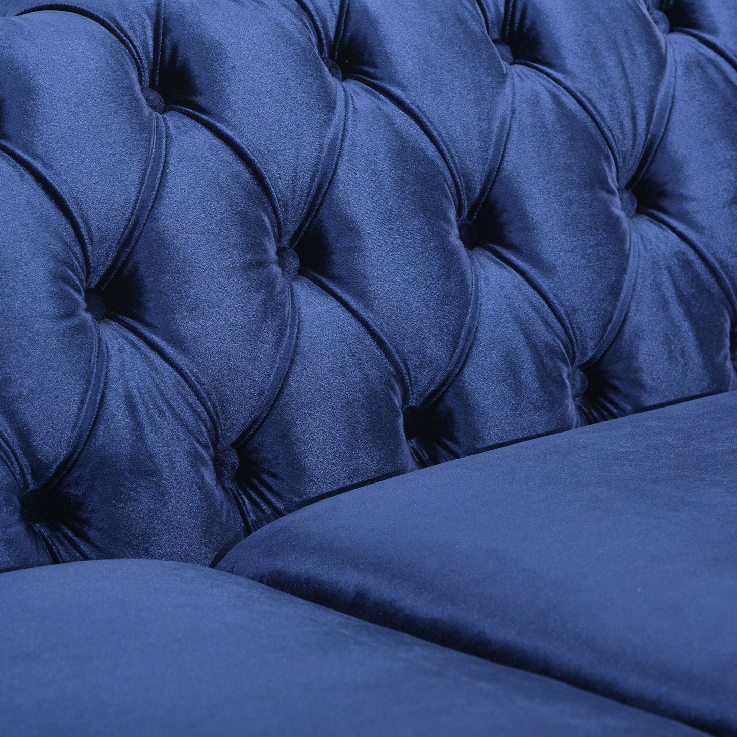 Chesterfield Style 3 Seater Sofa With Deep Button Tufting