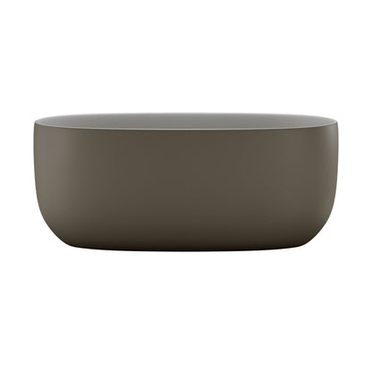 51'' Freestanding Bathtub Resin Stone Soaking Bathtub