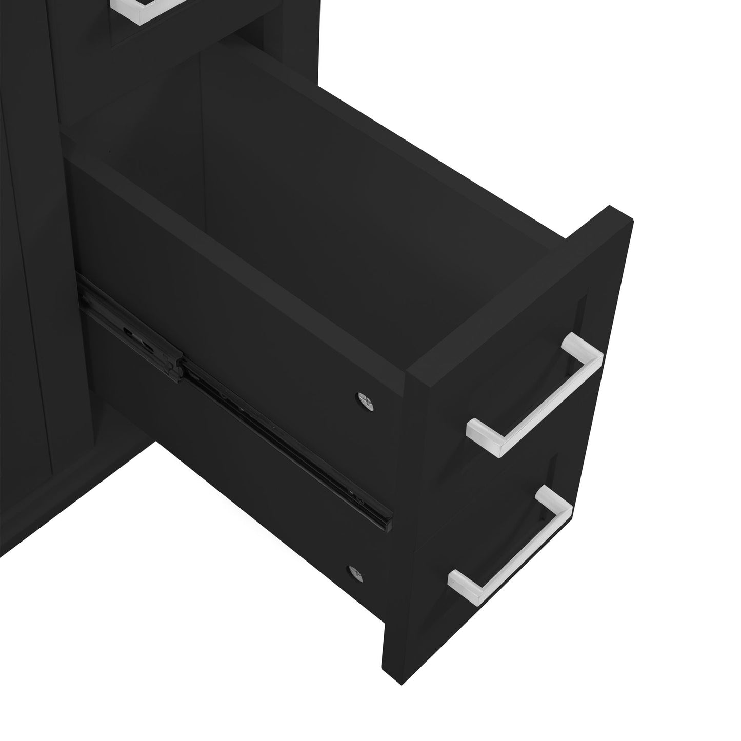 Modern Bathroom Vanity With Sink, Storage Cabinet, Soft Close Doors, Deep & Standard Drawers