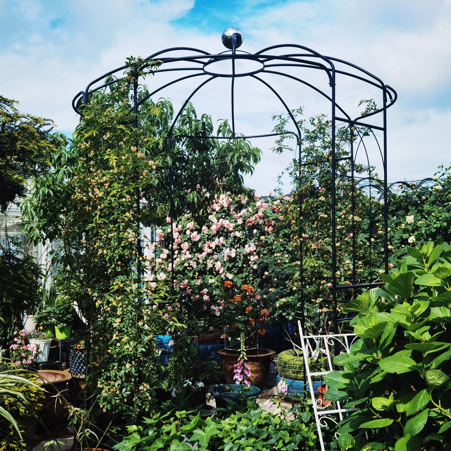 Metal Garden Arch Iron Pergola