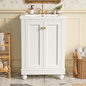 24 Inch Modern Bathroom Vanity Cabinet With Ceramic Sink
