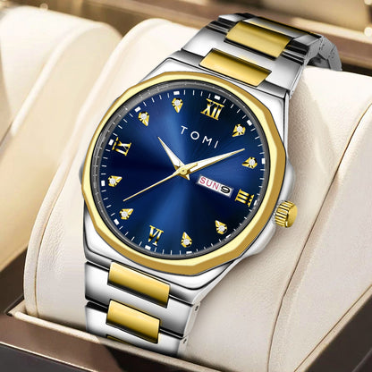 Simple Diamond Encrusted Quartz Watch Fashionable