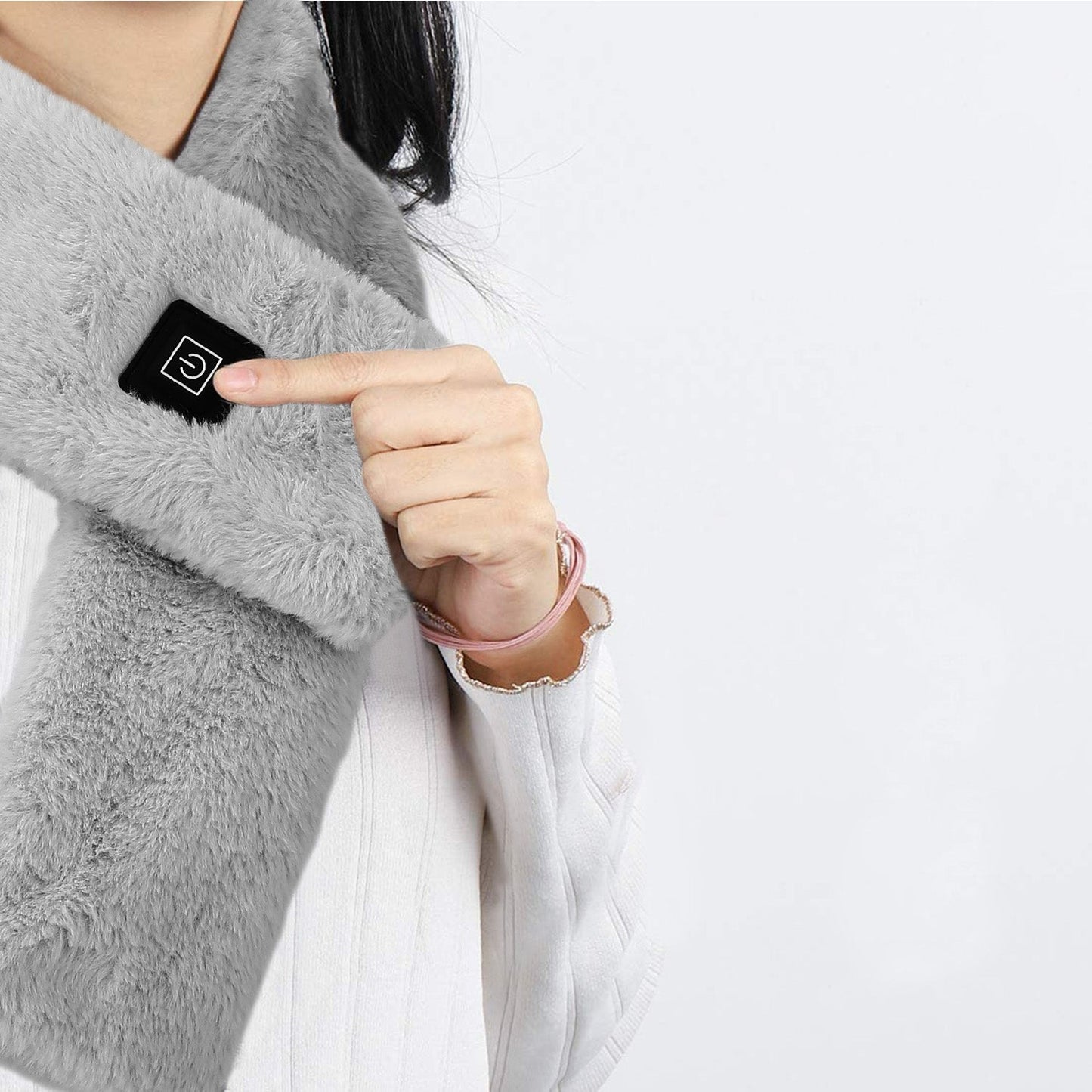 USB Heated Scarf with 3 Temperature Modes for Winter