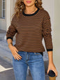 Striped Round Neck Sweater